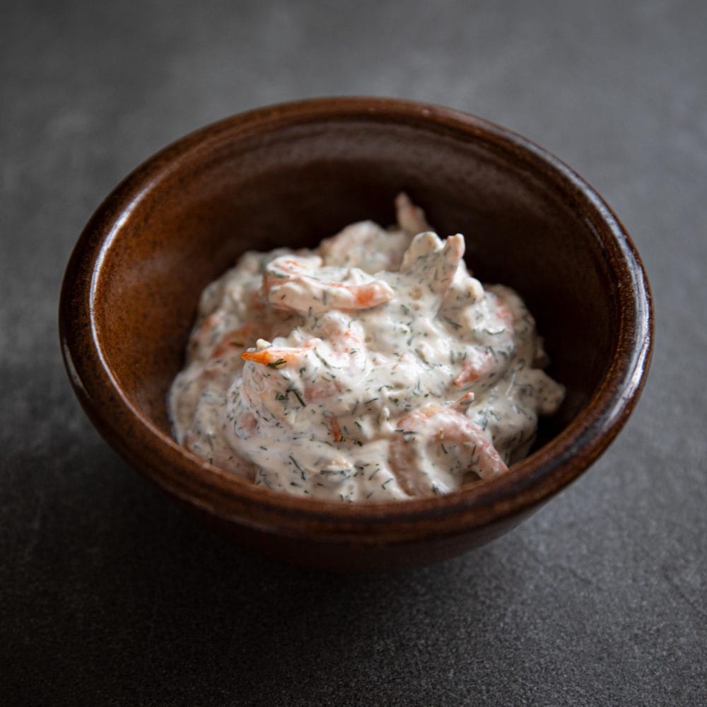 Rökt Räksallad